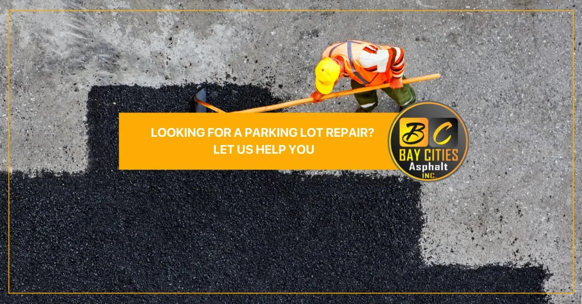 looking for a parking lot repair let us help you