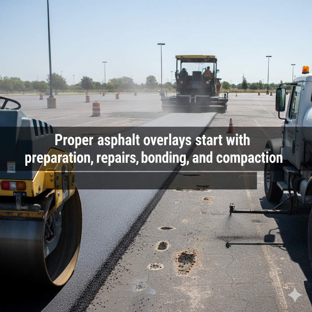 asphalt overlay installed