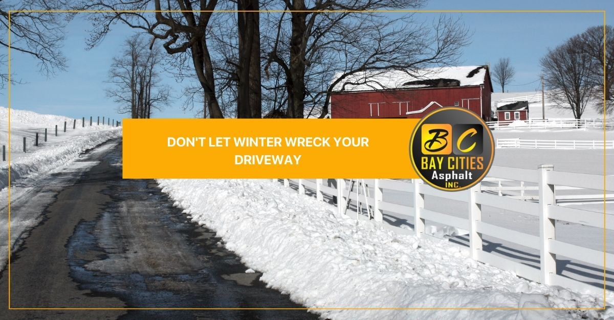 dont let winter wreck your driveway